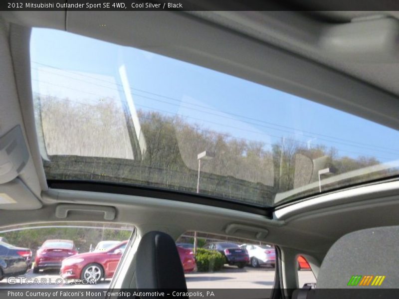 Cool Silver / Black 2012 Mitsubishi Outlander Sport SE 4WD