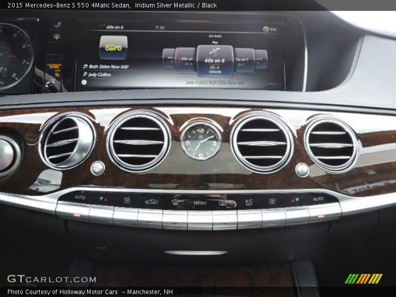 Iridium Silver Metallic / Black 2015 Mercedes-Benz S 550 4Matic Sedan