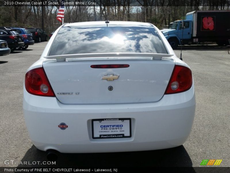 Summit White / Gray 2010 Chevrolet Cobalt LT Sedan