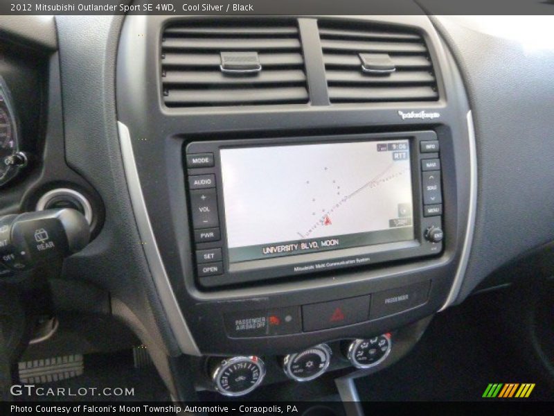 Cool Silver / Black 2012 Mitsubishi Outlander Sport SE 4WD