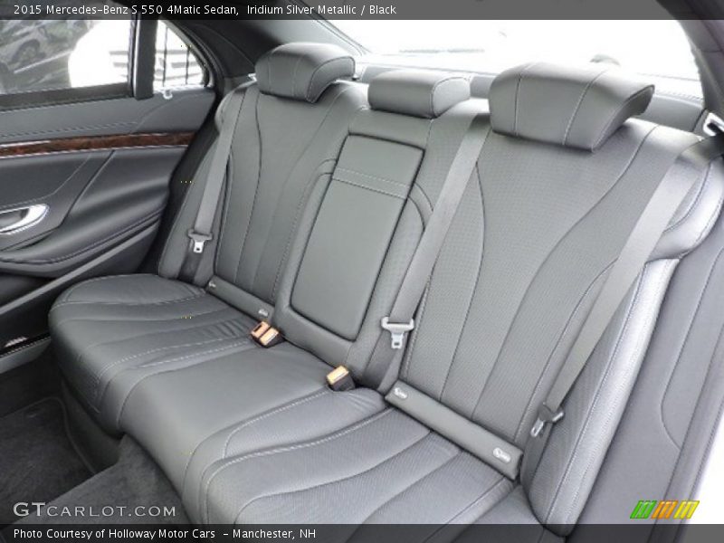 Iridium Silver Metallic / Black 2015 Mercedes-Benz S 550 4Matic Sedan