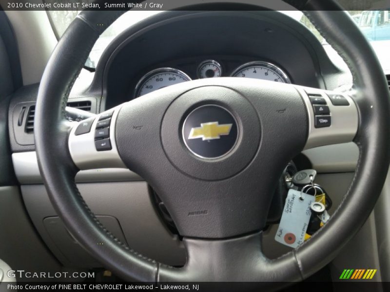 Summit White / Gray 2010 Chevrolet Cobalt LT Sedan