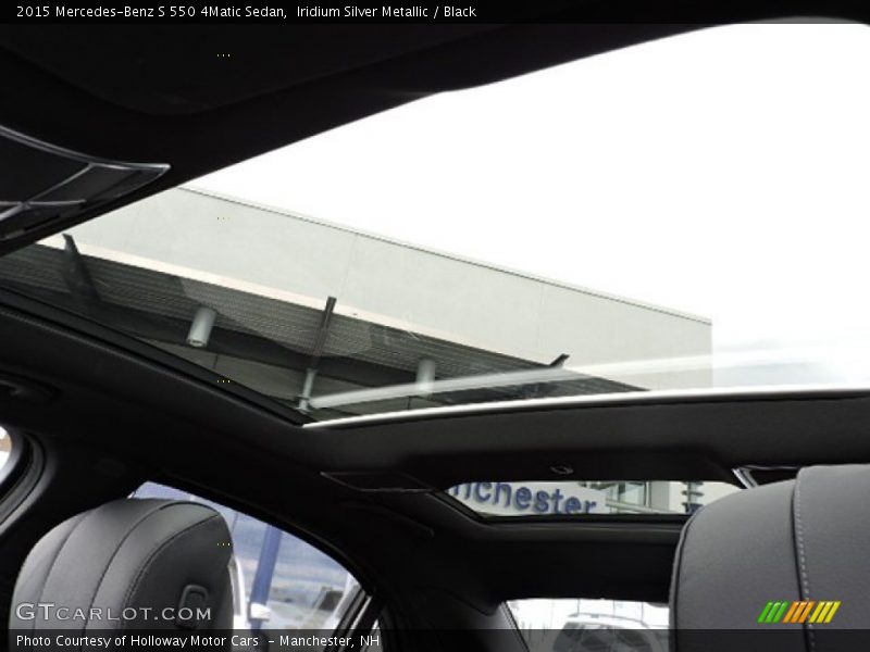 Iridium Silver Metallic / Black 2015 Mercedes-Benz S 550 4Matic Sedan