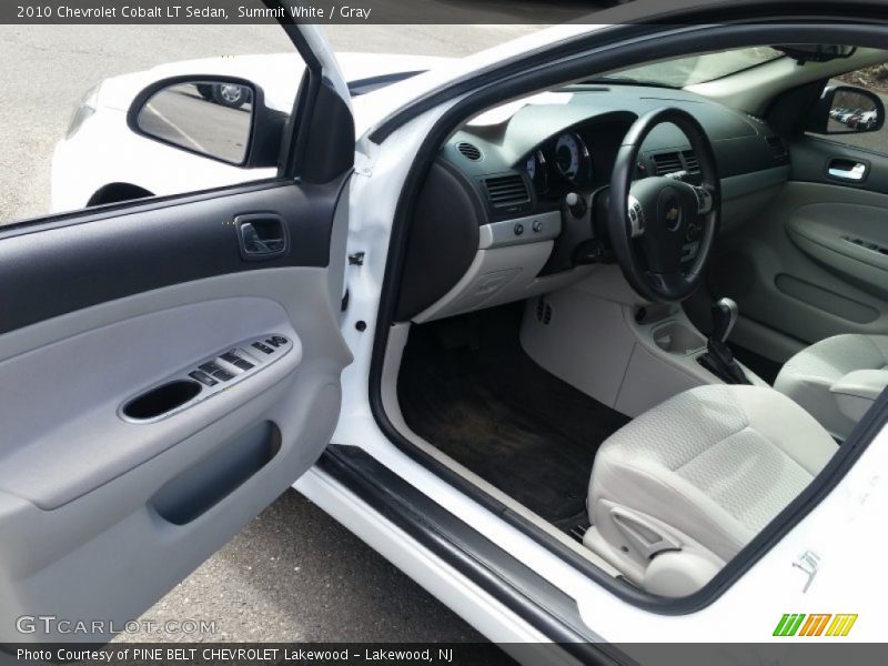 Summit White / Gray 2010 Chevrolet Cobalt LT Sedan