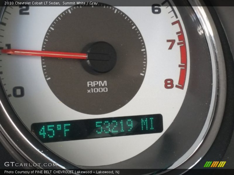 Summit White / Gray 2010 Chevrolet Cobalt LT Sedan