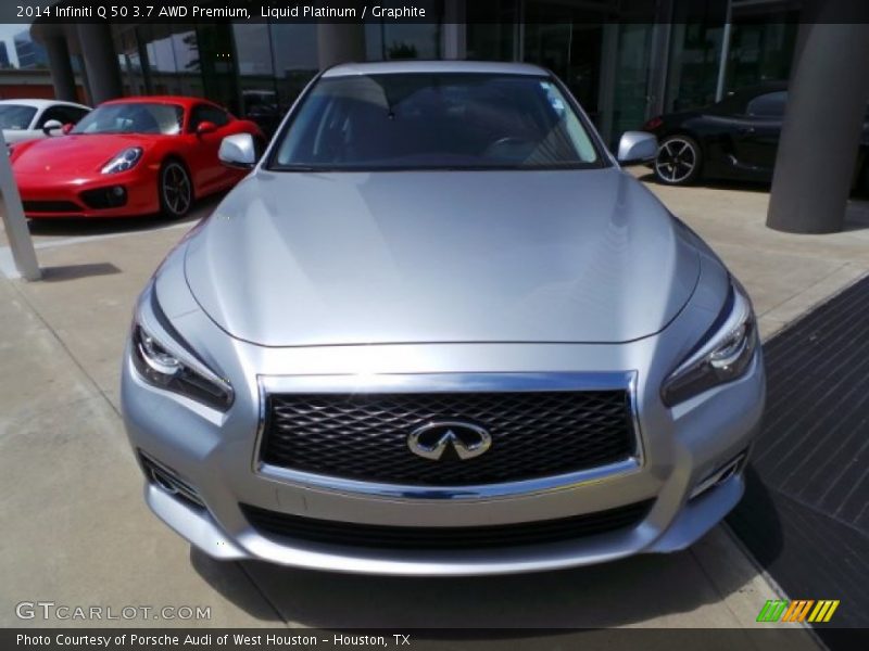 Liquid Platinum / Graphite 2014 Infiniti Q 50 3.7 AWD Premium