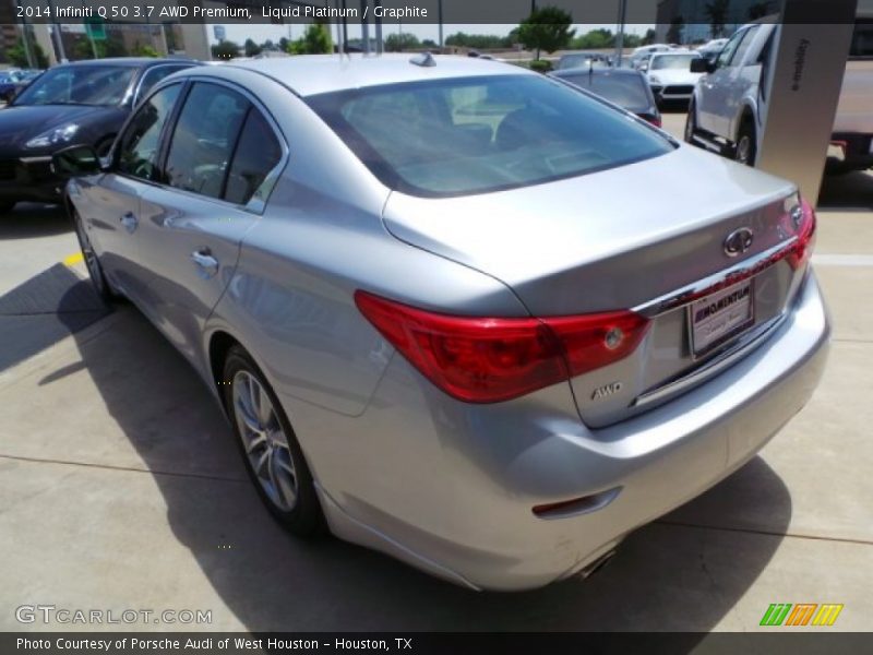 Liquid Platinum / Graphite 2014 Infiniti Q 50 3.7 AWD Premium