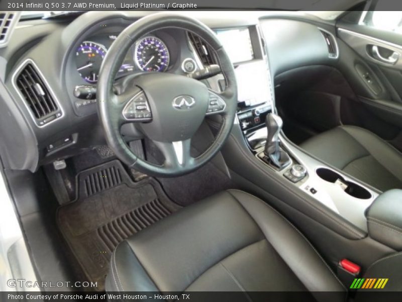 Liquid Platinum / Graphite 2014 Infiniti Q 50 3.7 AWD Premium