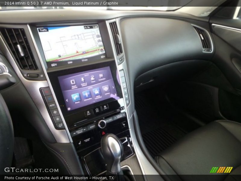 Liquid Platinum / Graphite 2014 Infiniti Q 50 3.7 AWD Premium