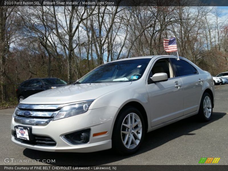 Brilliant Silver Metallic / Medium Light Stone 2010 Ford Fusion SEL