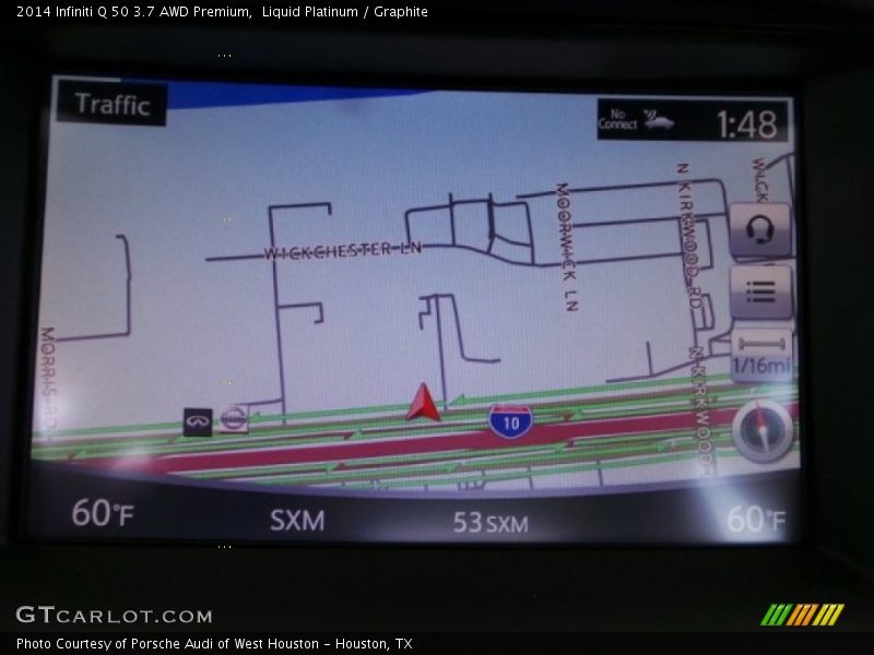 Liquid Platinum / Graphite 2014 Infiniti Q 50 3.7 AWD Premium