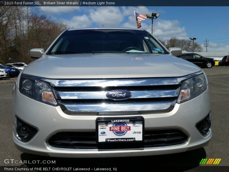 Brilliant Silver Metallic / Medium Light Stone 2010 Ford Fusion SEL