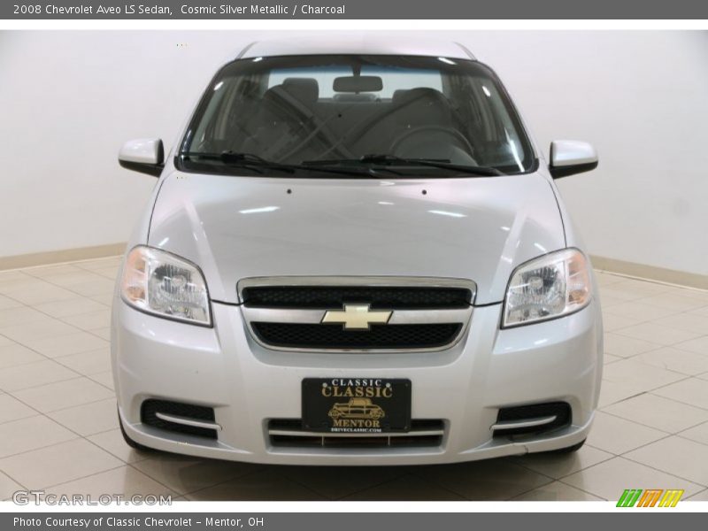 Cosmic Silver Metallic / Charcoal 2008 Chevrolet Aveo LS Sedan