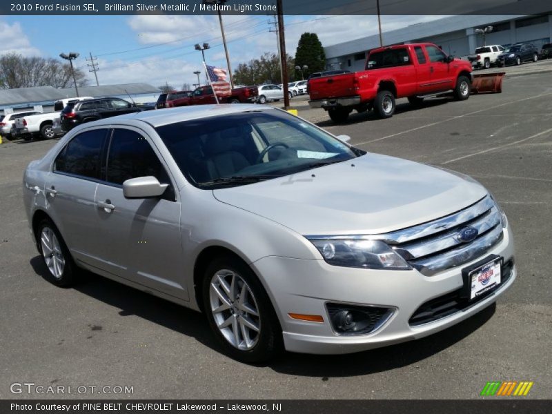 Brilliant Silver Metallic / Medium Light Stone 2010 Ford Fusion SEL