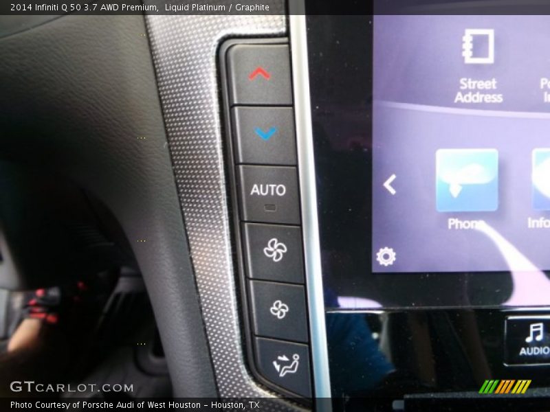 Liquid Platinum / Graphite 2014 Infiniti Q 50 3.7 AWD Premium