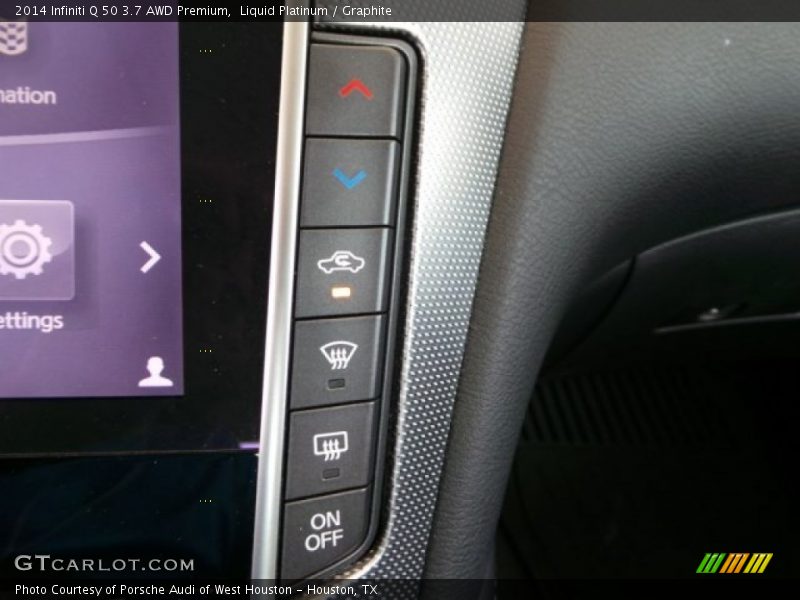 Liquid Platinum / Graphite 2014 Infiniti Q 50 3.7 AWD Premium