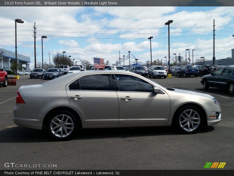Brilliant Silver Metallic / Medium Light Stone 2010 Ford Fusion SEL