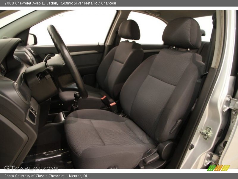  2008 Aveo LS Sedan Charcoal Interior