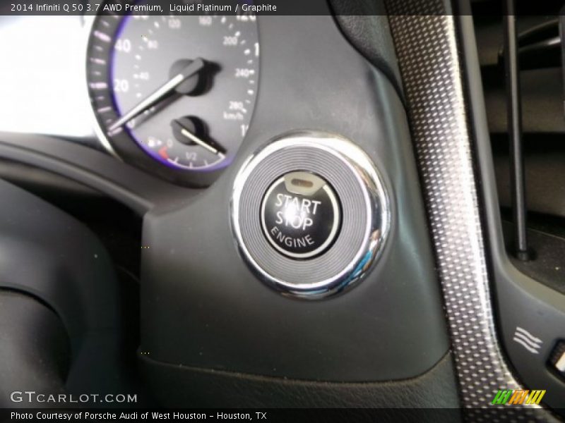 Liquid Platinum / Graphite 2014 Infiniti Q 50 3.7 AWD Premium