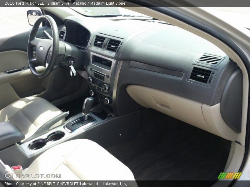 Brilliant Silver Metallic / Medium Light Stone 2010 Ford Fusion SEL