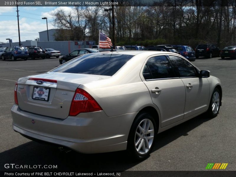 Brilliant Silver Metallic / Medium Light Stone 2010 Ford Fusion SEL