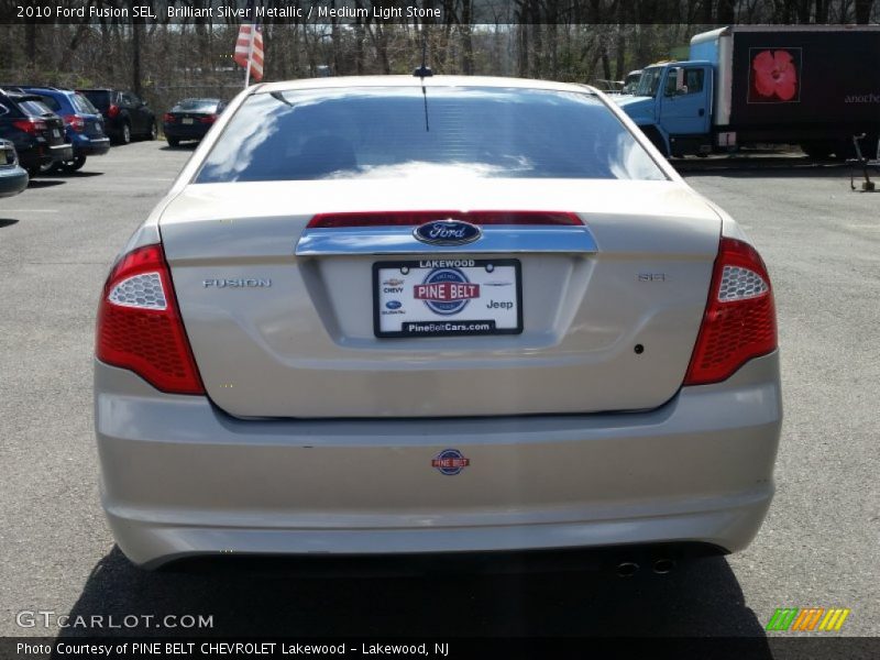 Brilliant Silver Metallic / Medium Light Stone 2010 Ford Fusion SEL