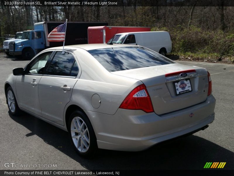 Brilliant Silver Metallic / Medium Light Stone 2010 Ford Fusion SEL
