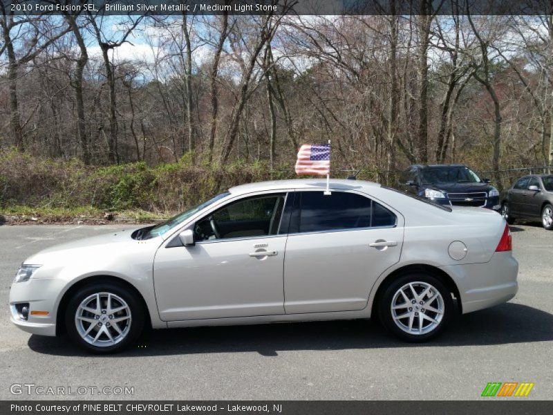 Brilliant Silver Metallic / Medium Light Stone 2010 Ford Fusion SEL