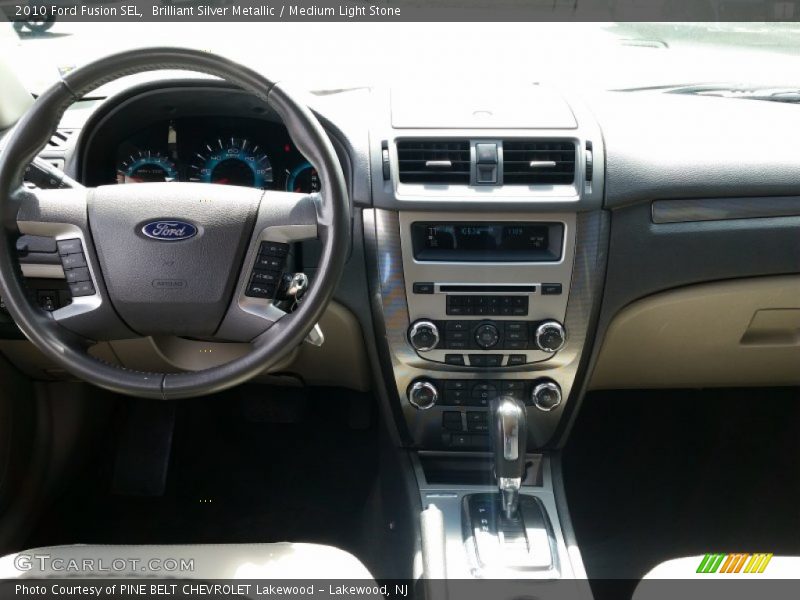 Brilliant Silver Metallic / Medium Light Stone 2010 Ford Fusion SEL