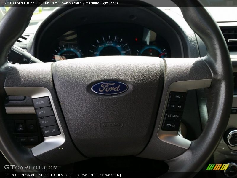 Brilliant Silver Metallic / Medium Light Stone 2010 Ford Fusion SEL
