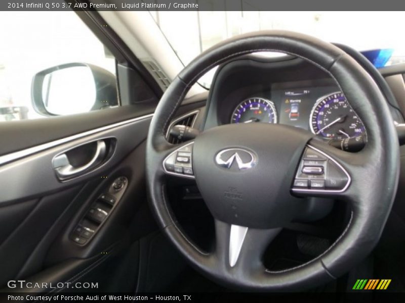 Liquid Platinum / Graphite 2014 Infiniti Q 50 3.7 AWD Premium