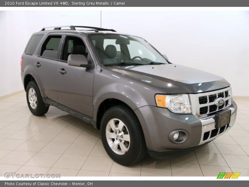 Sterling Grey Metallic / Camel 2010 Ford Escape Limited V6 4WD