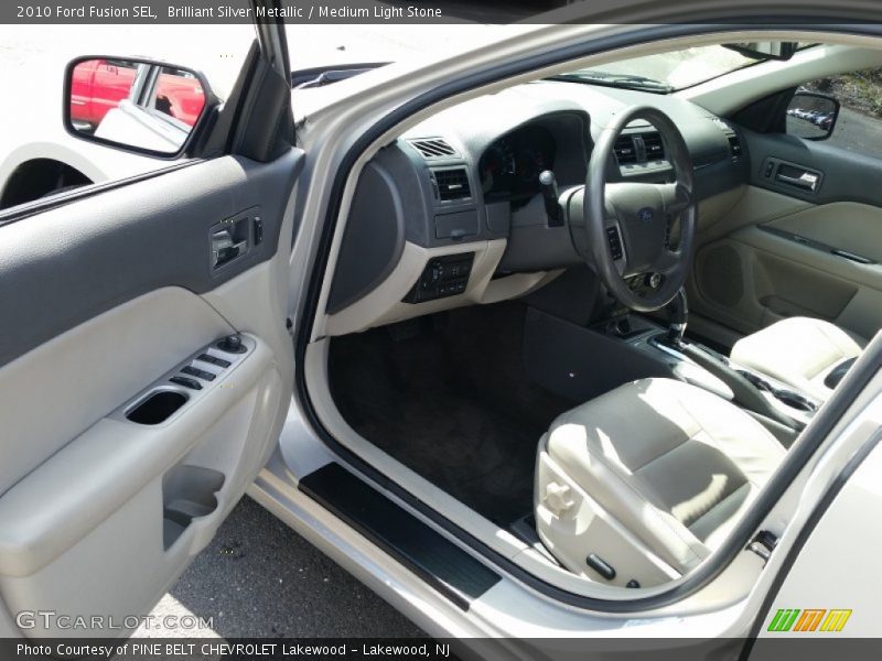 Brilliant Silver Metallic / Medium Light Stone 2010 Ford Fusion SEL