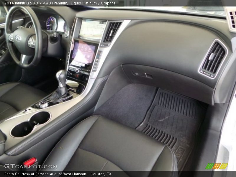 Liquid Platinum / Graphite 2014 Infiniti Q 50 3.7 AWD Premium