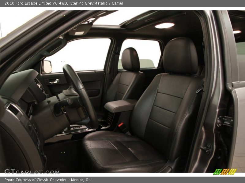 Sterling Grey Metallic / Camel 2010 Ford Escape Limited V6 4WD