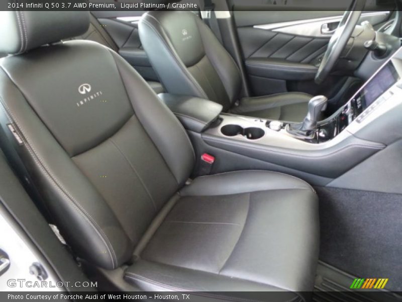 Liquid Platinum / Graphite 2014 Infiniti Q 50 3.7 AWD Premium