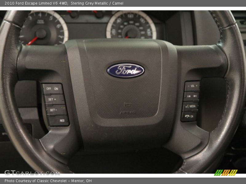 Sterling Grey Metallic / Camel 2010 Ford Escape Limited V6 4WD