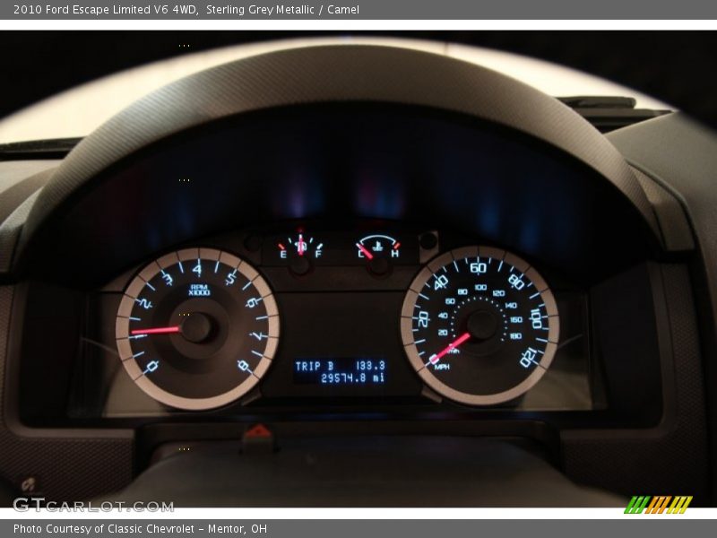 Sterling Grey Metallic / Camel 2010 Ford Escape Limited V6 4WD