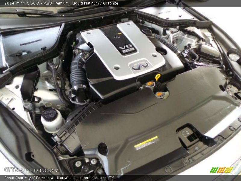 Liquid Platinum / Graphite 2014 Infiniti Q 50 3.7 AWD Premium