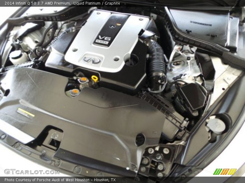 Liquid Platinum / Graphite 2014 Infiniti Q 50 3.7 AWD Premium