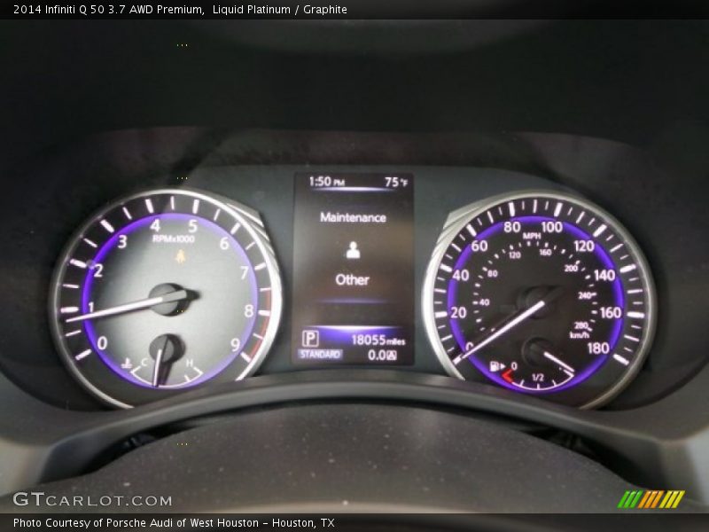 Liquid Platinum / Graphite 2014 Infiniti Q 50 3.7 AWD Premium