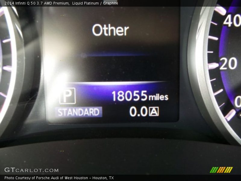 Liquid Platinum / Graphite 2014 Infiniti Q 50 3.7 AWD Premium