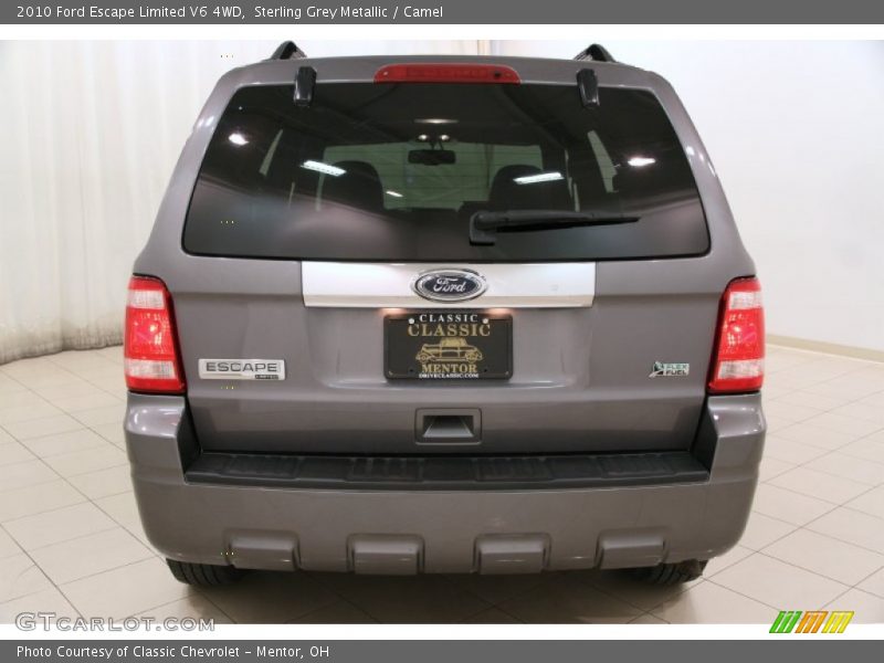 Sterling Grey Metallic / Camel 2010 Ford Escape Limited V6 4WD