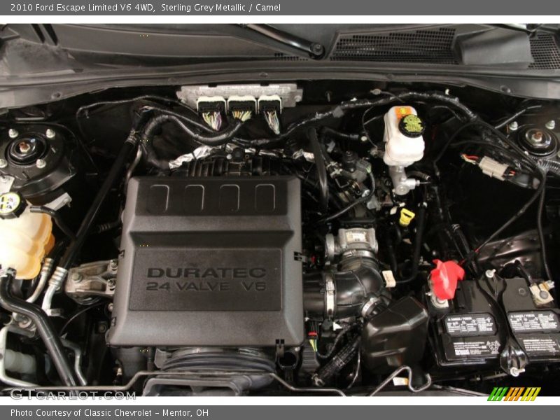 Sterling Grey Metallic / Camel 2010 Ford Escape Limited V6 4WD