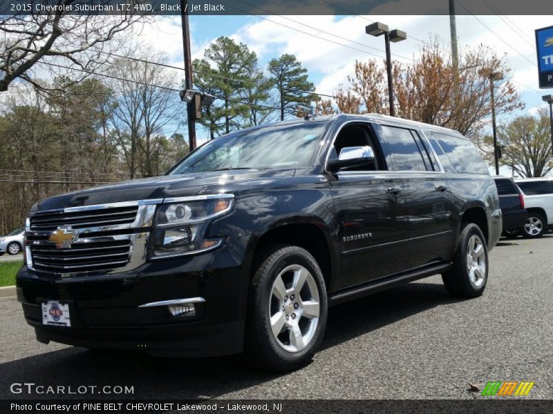 Black / Jet Black 2015 Chevrolet Suburban LTZ 4WD
