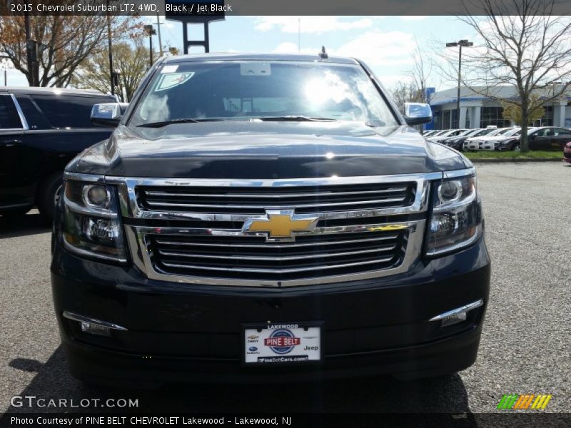 Black / Jet Black 2015 Chevrolet Suburban LTZ 4WD
