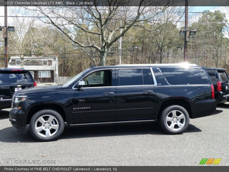 Black / Jet Black 2015 Chevrolet Suburban LTZ 4WD