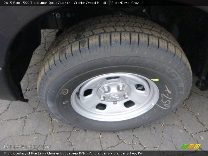 Granite Crystal Metallic / Black/Diesel Gray 2015 Ram 1500 Tradesman Quad Cab 4x4