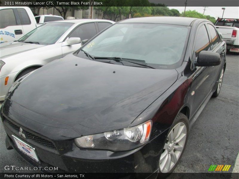 Tarmac Black Pearl / Black 2011 Mitsubishi Lancer GTS