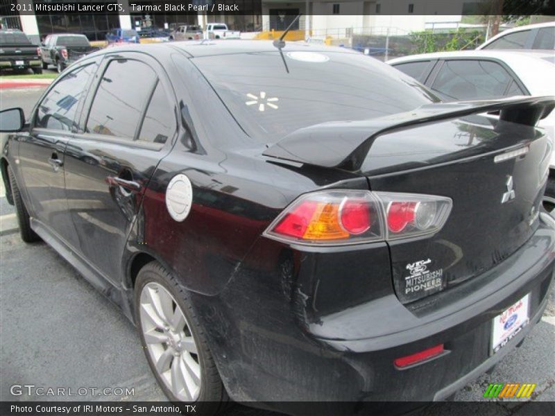 Tarmac Black Pearl / Black 2011 Mitsubishi Lancer GTS
